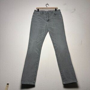 American Eagle Denim Jean Pant Men 34x34 Grey Slim Straight Next Level Flex